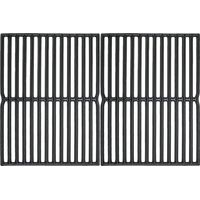 38CM X 28.6CM Grille de cuisson en fonte 7522 pour Weber Spirit E/S-210 220 (avec boutons de brûleur latéral), Genesis Silver A (PAS POUR B&C), Spirit 500, pièce de rechange 7521