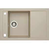 Alveus Formic - Lavello in granito, 76x50 cm, con comando remoto dello scarico, pebble 1108028