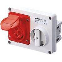 Presa Interbloccata Or.S.F.3P+T 32A 380V 6H Sbf (Gewiss Cod. Gw66119)