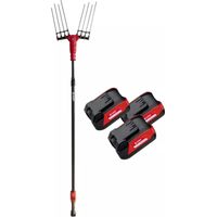 abbacchiatore olive a batteria blue bird "olimpo 23-56 at" movimento oscillatorio laterale asta telescopica 2,25-3,1 m 3 batterie 21v 5ah incluse