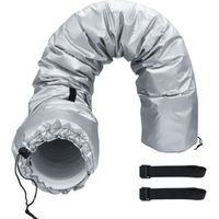 150X27CM Protection Portable pour Tuyau de Climatisation, Housse De Protection Pour Tuyau De Climatisation, Manchon Isolant Pour Tuyau De Climatiseur Portable Avec 2 Sangles Réglables