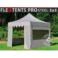 Pop up gazebo FleXtents Pop up canopy Folding tent PRO Steel