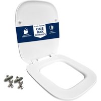 Copriwater One Rak Ceramics Slim Soft Close termoindurente bianco come originale