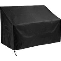 Housse imperméable pour banc de jardin 2/3/4 places, en tissu Oxford résistant avec revêtement PVC.
