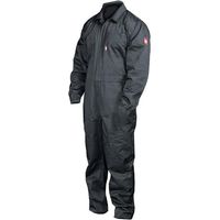 Scan Black Coverall / Boiler Suit Men M, 65% Polyester 35% Cot...