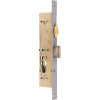 Serrure monopoint à larder profil étroit pêne dormant à rouleau série 8 largeur 46mm - METALUX - F108460000