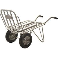 Carretilla para piedras y madera con pala extralarga