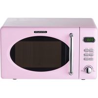 WOLKENSTEIN Retro Mikrowelle Microwelle Mikrowellenherd WMW720 SP Pink 700 Watt