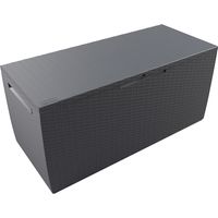 Garden storage box 305l weather resistant anthracite