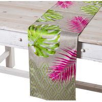 Velvet Table Runner 180x30 cm Fluor Jungle Venice 180x30 cm, 100% Poly╔ster für alle Stile, um dem Haus eine Note zu verleihen