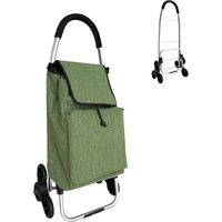 Chariot de courses monte escalier 45 l sac isotherme