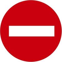 Disque Interdiction Sortie Camions Signalisation Routière B1 Interdiction - Novap