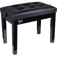 V-TONE ŁAWA 1 chaise de piano noir bois massif confortable