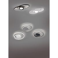 Zibal White Spiral Led Deckenleuchte 22W Dimmbar Ø39 cm Trio Lighting