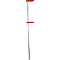 Sensenbaum 150cm silber Sense Sensen Sensenstiel Sensenring Sensenworb Garten
