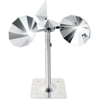Anti-Tauben, Vogelscheuche für Balkon, 360°-Reflexion, Taubenabwehr mit Aluminiumsockel, Taubenschreck für Garten, Dach, Balkon