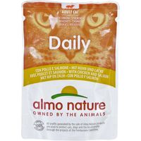 Nourriture humide Almo Nature pour chats adultes - Poulet au saumon 70 g