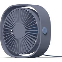 Ventilateur USB, mini ventilateur, ventilateur silencieux, ventilateur USB silencieux portable 3 vitesses réglables USB, ventilateur USB pour camping, bureau, sport, voyage, alimenté par USB (bleu)