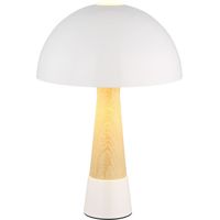 Globo - lámpara de mesa - PAULIN - beige - metal - Ø 25cm - E27 -