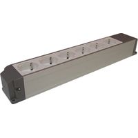 Bloc module nu en aluminium 4 prises l55 x L285 x P50 CP8009
