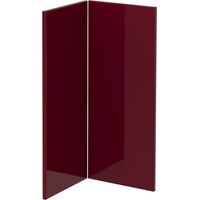Façade de cuisine R-Line, Rouge brillant, 59.2x71.3cm façade de meuble pour meuble bas d’angle, Vicco