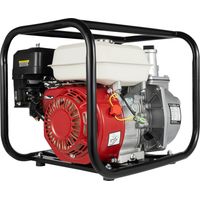 6.5CV Pompe à eau essence 4 temps, Pompe haute pression 2 pouces débit 36 m³/h, aspiration 7m refoulement 28m, motopompe thermique 4 temps, pompe à eau thermique, réservoir 3.6L
