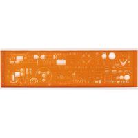 Minerva N°13A ergonomisches Messwerkzeug orange