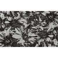 Tappeto Salotto Velour Antiscivolo Dis Fior Di Loto Colore Nero Suardi, misura175x240coloreNero