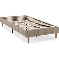 Base rembourrée Eris 90x190 cm Beige