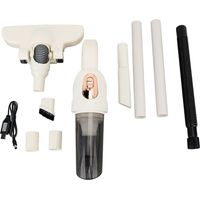 Aspirateur balai sans fil, aspiration puissante à main, brosse rotative à 270 °, filtre lavable 10 000 PA, aspirateur domestique et de voiture pour armoire à clavier