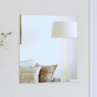 Wall Mirror Square 50 x 50 cm Tempered Glass vidaXL