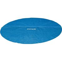 Solar Pool Cover Blue 448 cm Polyethylene INTEX