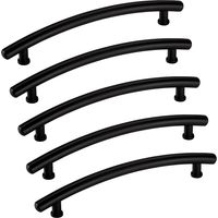 SOTECH Möbelgriff Torre Bohrlochabstand (BA) 128 mm schwarz matt Bügelgriff (L x B x H) 150 x 12 x 30 mm, 5 Stück