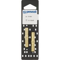 Jonctions Doubles sur Plaque pour Tuyau 10mm lot de 2 Prevost