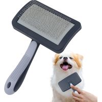 Dog Grooming Brush Shedding Brush Dog Hair Remover Massaging Undercoat Tool, Pet Comb Grooming Supplies for Long and Short Haired Pets, Removes Loose Dirt and Tangles