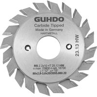 GUHDO HW-Ritzkreissägeblatt für STRIEBIG 80x2,8-3,6x20 mm Z2x10 V/FZ