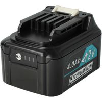 vhbw Akku kompatibel mit Makita CL107FD CL107FDSYW, CL107FDSY, CL107FDSM, CL107FDZ, CL107FDSMW Werkzeug (4000 mAh, Li-Ion, 12 V)