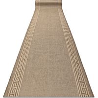 Runner SISAL SION 20446 Frame, greek key Flat woven beige 120 cm beige 120x260 cm