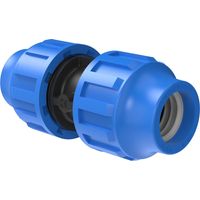PP Verbindungsstück, 20 mm, Klemmfitting für HDPE, DVGW zertifiziert