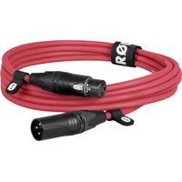 XLR Cavo di collegamento Rode XLR3M-R 3 m Rosso