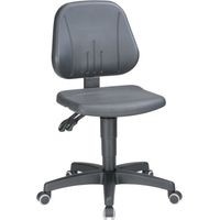 bimos Arbeitsdrehstuhl Unitec mit Rollen und Holz Sitzhöhe 440-620 mm