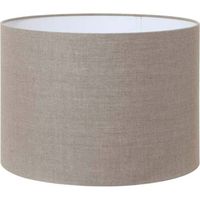 Light & Living - abat-jour - Dark Linen - gris - textile - Ø 35cm