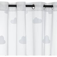 Vorhang für das Kinderzimmer NUAGE, mit Wolkenmuster, 140 x 240 cm