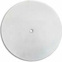 Cristal redondo curvado mate con AGUJERO CENTRAL 25 cm