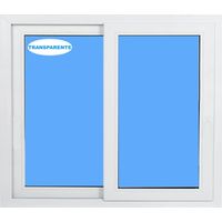 Eco-Blu – Fenêtre coulissante PVC 800x800mm – Verre 4-12-4 Argon Low-E – Profil 60mm – Isolation thermique et acoustique A+