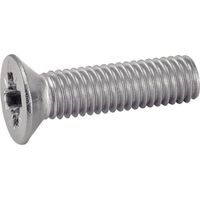 500 Vis à Métaux Tête Fraisée Pozidriv 2.5 x 4 mm - DIN 965 - ISO7046 - NFE25-119 - UNI 7688 - Inox A4 - D-Work