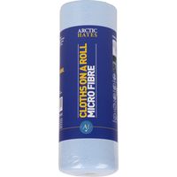 Arctic Hayes MFCROLL30 Multi-purpose Microfibre Cloths - Roll of 30 - Blue Roll