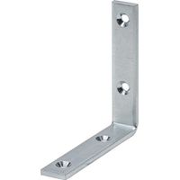Angolo sta.L.140mm lar.20mm S.5mm STA zincato blu Foro-D.6mm VORMANN (Per 10)