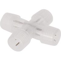 Connecteur En Forme De 'x' Pour Flexibles Lumineux Et Flexibles Lumineux à Led - 1 Pc