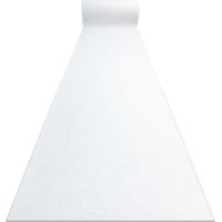 Läufer Antirutsch RUMBA Hochzeit 1950 einfarbig weiß 60cm white 60x160 cm